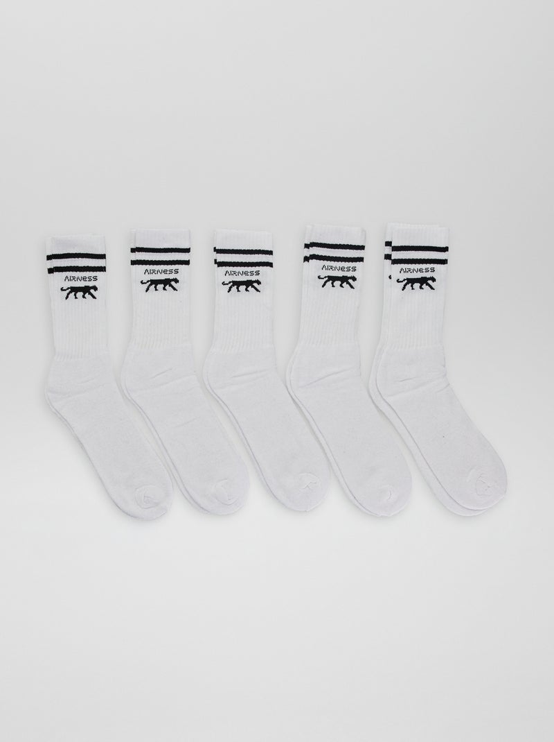 Promo Lot De 5 Paires De Chaussettes Courtes Homme chez Trafic