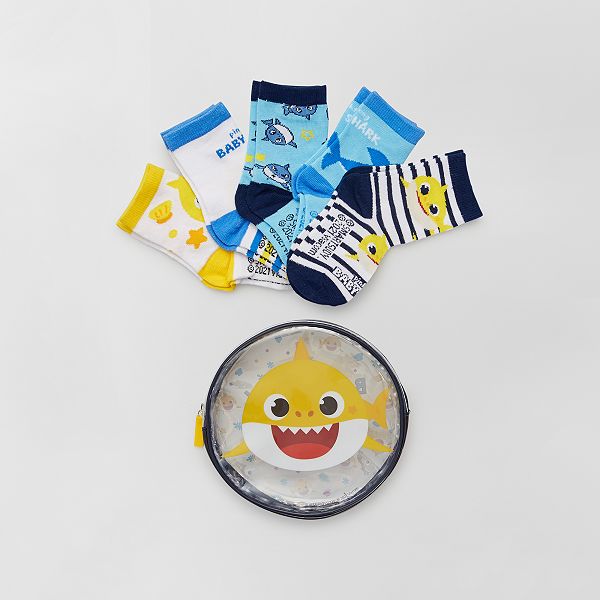 Lot De 5 Paires De Chaussettes Baby Shark Garcon Multicolore Kiabi 5 60