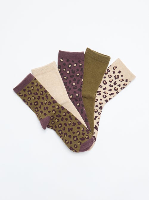 Lot de 5 paires de chaussettes - Kiabi Lot de 5 paires de chaussettes - Kiabi