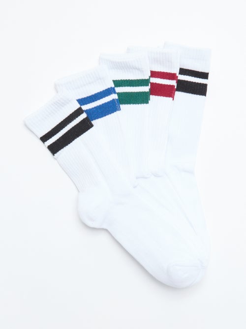 Lot de 5 paires de chaussettes - Kiabi
