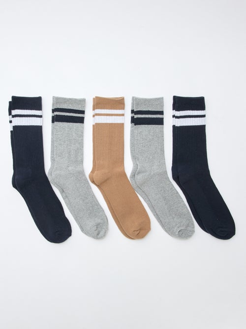 Lot de 5 paires de chaussettes - Kiabi