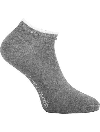 Lot de 5 paires de chaussettes courtes femme à motif pack a pierre cardin