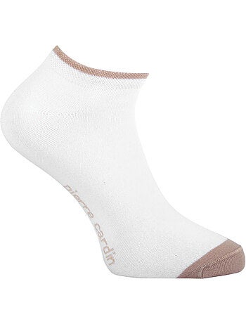 Lot de 5 paires de chaussettes courtes femme à motif pack a pierre cardin