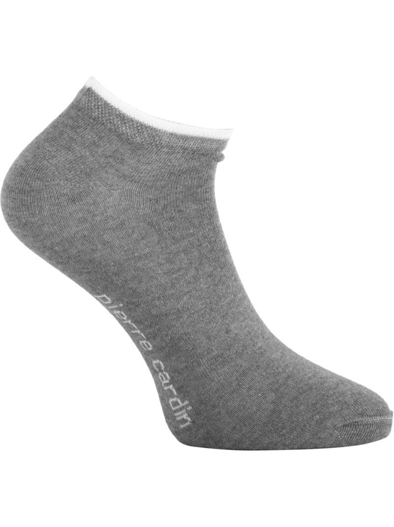 Lot de 5 paires de chaussettes courtes femme à motif pc 0375 pack a pierre cardin Beige - Kiabi