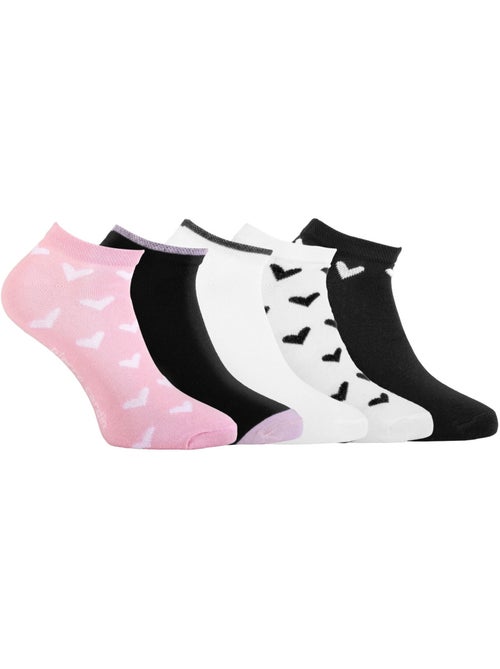 Lot de 5 paires de chaussettes courtes femme à motif pc 0375 pack b pierre cardin - Kiabi Lot de 5 paires de chaussettes courtes femme à motif pc 0375 pack b pierre cardin - Kiabi