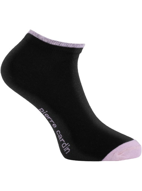 Lot de 5 paires de chaussettes courtes femme à motif pc 0375 pack b pierre cardin - Kiabi Lot de 5 paires de chaussettes courtes femme à motif pc 0375 pack b pierre cardin - Kiabi