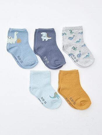 Lot de 5 paires de chaussettes en maille stretch