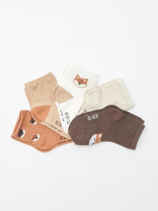 Lot de 5 paires de chaussettes en maille stretch