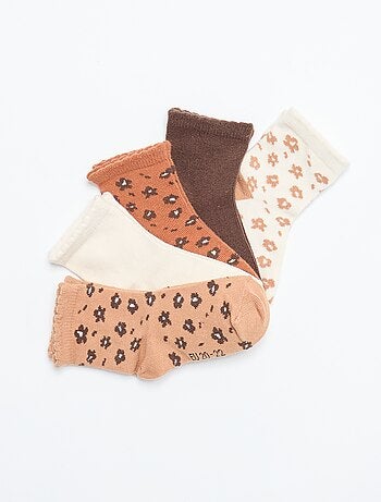 Lot de 5 paires de chaussettes en maille stretch