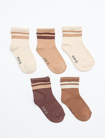 Lot de 5 paires de chaussettes en maille stretch