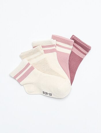 Lot de 5 paires de chaussettes en maille stretch