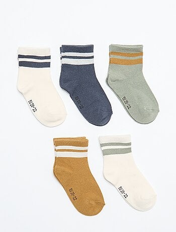 Lot de 5 paires de chaussettes en maille stretch