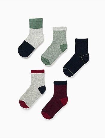 Lot de 5 paires de chaussettes fantaisie