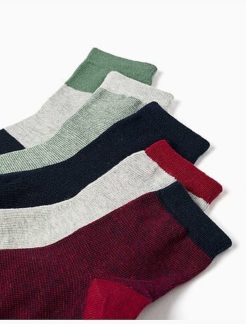 Lot de 5 paires de chaussettes fantaisie