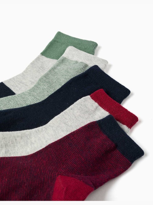 Lot de 5 paires de chaussettes fantaisie - Kiabi Lot de 5 paires de chaussettes fantaisie - Kiabi