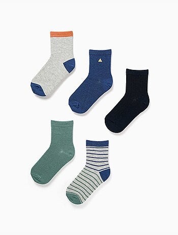 Lot de 5 paires de chaussettes fantaisie