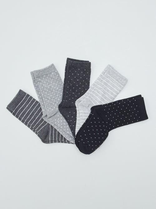 Lot de 5 paires de chaussettes - Kiabi