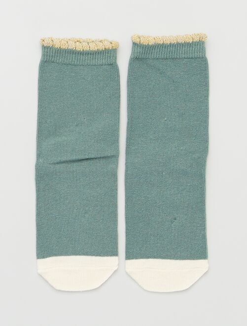Lot de 5 paires de chaussettes imprimées - Kiabi