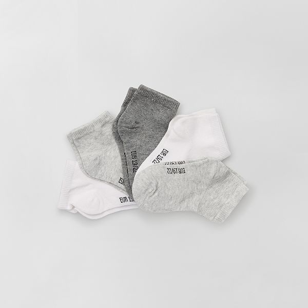 Lot De 5 Paires De Chaussettes Invisibles Bebe Fille Blanc Gris Kiabi 4 00 Lot De 5 Paires De Chaussettes Invisibles Bebe Fille Blanc Gris Kiabi 4 00