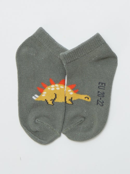 Lot de 5 paires de chaussettes invisibles - Kiabi