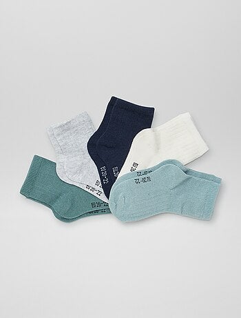 Lot de 5 paires de chaussettes naissance