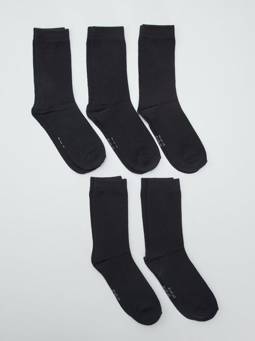 Lot de 5 paires de chaussettes - Kiabi