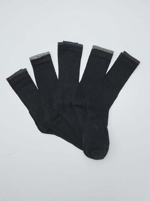 Lot de 5 paires de chaussettes - Kiabi