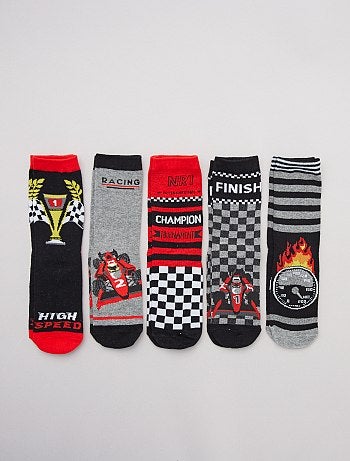 Lot de 5 paires de chaussettes 'rallye'