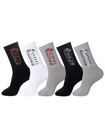 Lot de 5 Paires de Chaussettes Sport - ATLAS FOR MEN