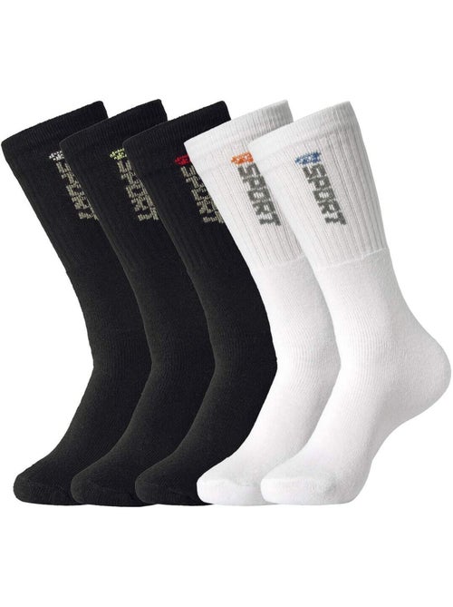 Lot de 5 paires de chaussettes sport  - atlas for men - Kiabi