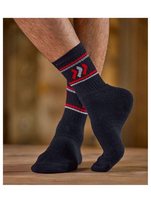 Lot de 5 Paires de Chaussettes Sport   - ATLAS FOR MEN - Kiabi