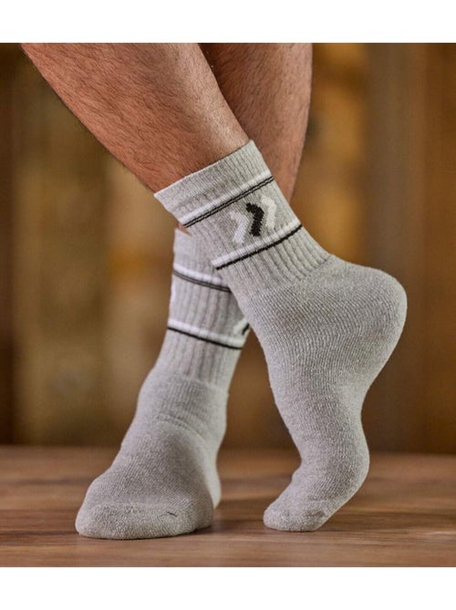 Lot de 5 Paires de Chaussettes Sport   - ATLAS FOR MEN - Kiabi