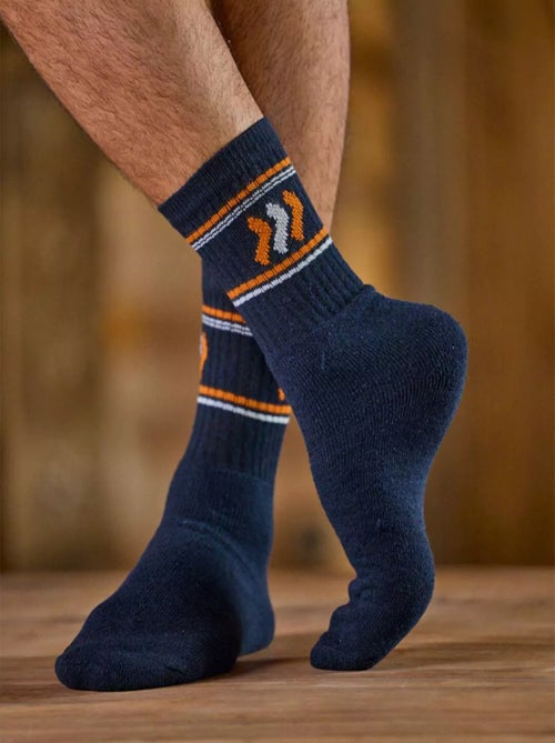 Lot de 5 Paires de Chaussettes Sport   - ATLAS FOR MEN - Kiabi