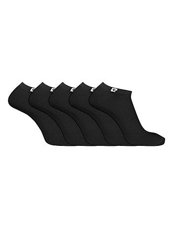 Lot de 5 Paires de chaussettes tiges courtes unies modèle PC 0372 Pierre Cardin