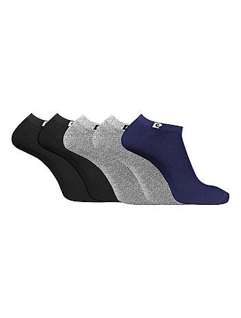 Lot de 5 Paires de chaussettes tiges courtes unies modèle PC 0372 Pierre Cardin