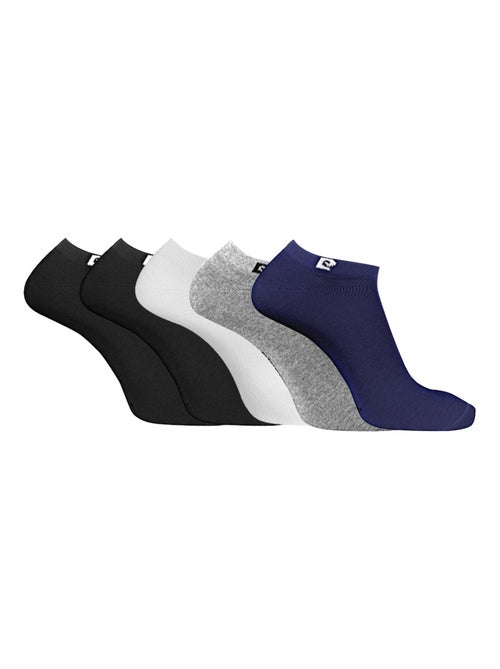 Lot de 5 Paires de chaussettes tiges courtes unies modèle PC 0372 Pierre Cardin - Kiabi