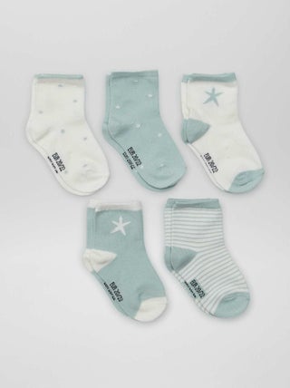 Lot de 5 paires de chaussettes