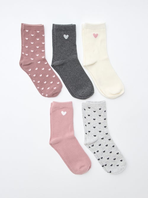 Lot de 5 paires de chaussettes - Kiabi