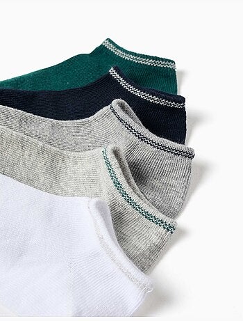 Lot de 5 paires de socquettes à rayures