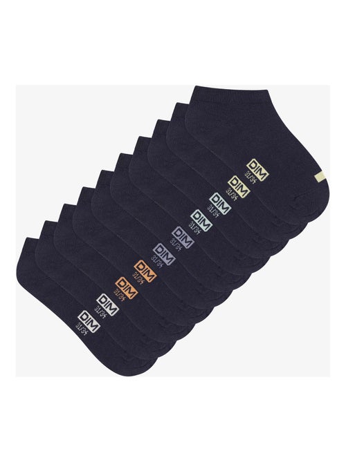 Lot de 5 paires de socquettes courtes EcoDim - Kiabi