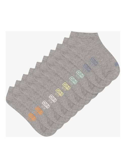 Lot de 5 paires de socquettes courtes EcoDim - Kiabi