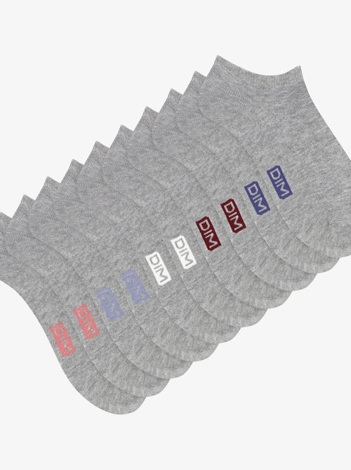 Lot de 5 paires de socquettes courtes - Kiabi