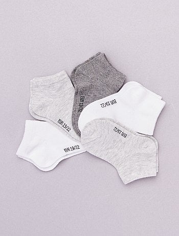 Lot de 5 paires de socquettes 'éco-conception'