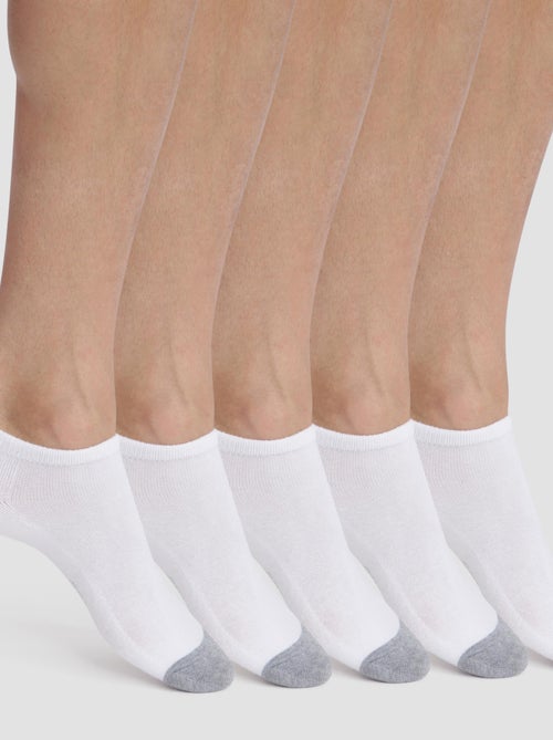 Lot de 5 paires de Socquettes EcoDim Sport - Kiabi