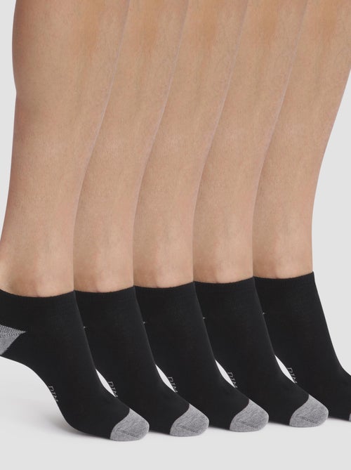 Lot de 5 paires de Socquettes EcoDim Sport - Kiabi