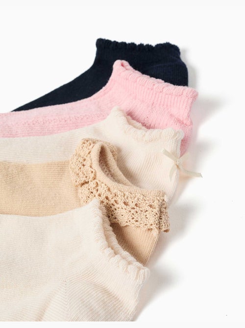 Lot de 5 paires de socquettes mixtes - Kiabi Lot de 5 paires de socquettes mixtes - Kiabi