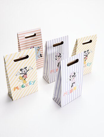 Lot de 5 petits sacs d'emballage cadeau