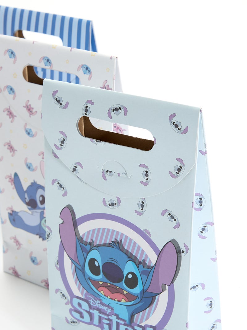 Lot de 5 pochettes cadeaux 'Stitch' de 'Disney' Bleu - Kiabi