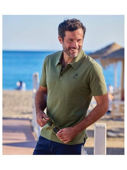 Lot de 5 Polos Pacific Island  - ATLAS FOR MEN - Kiabi