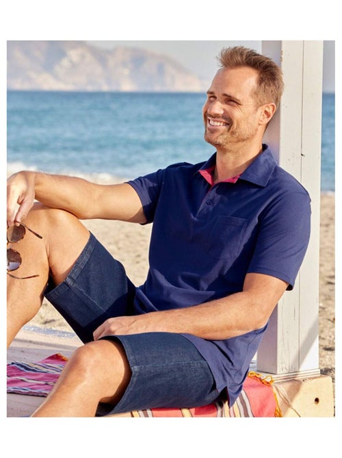 Lot de 5 Polos Unis Summer  - ATLAS FOR MEN - Kiabi